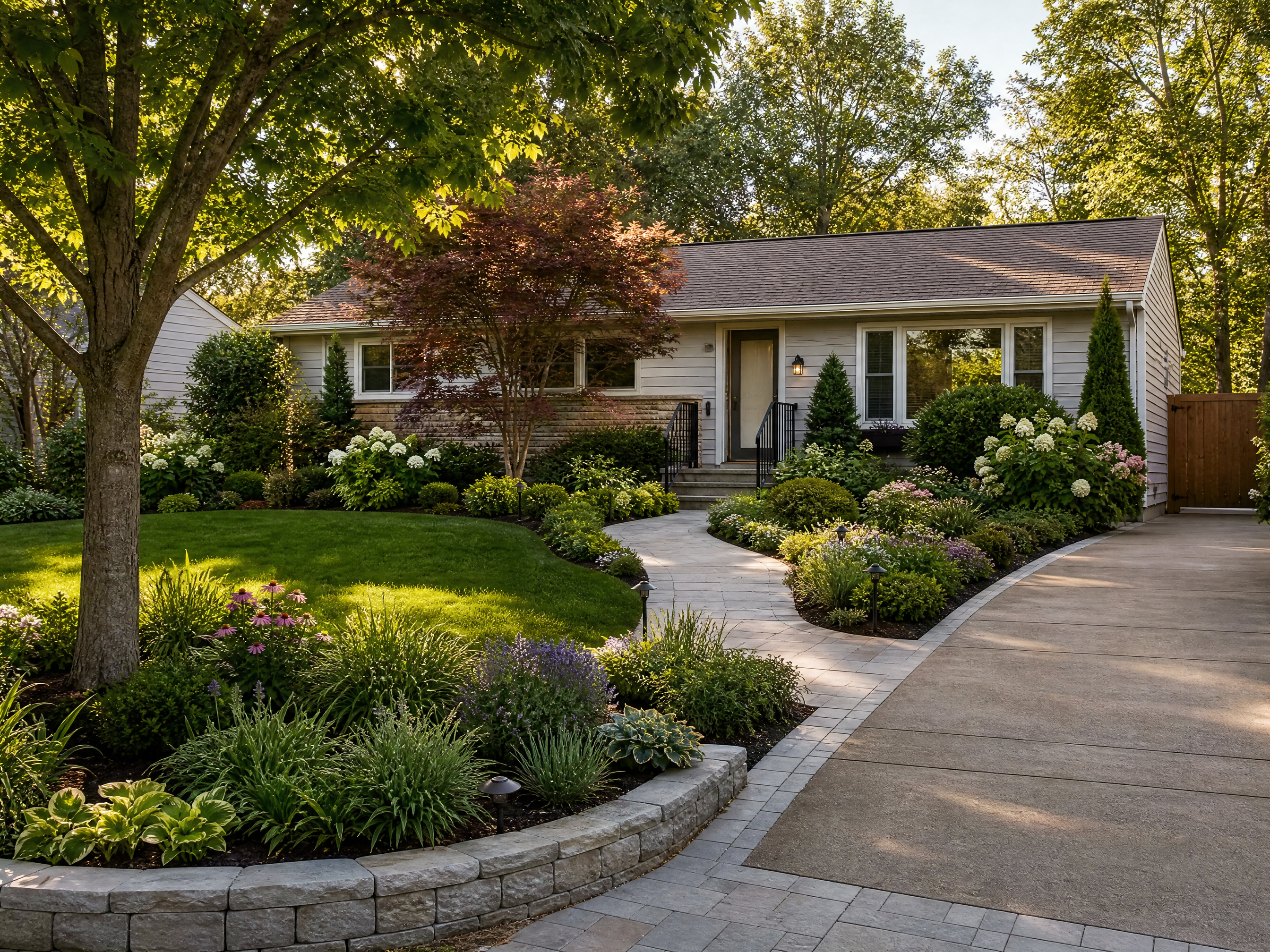 AI Front Yard Design review by a contractor - After Generation