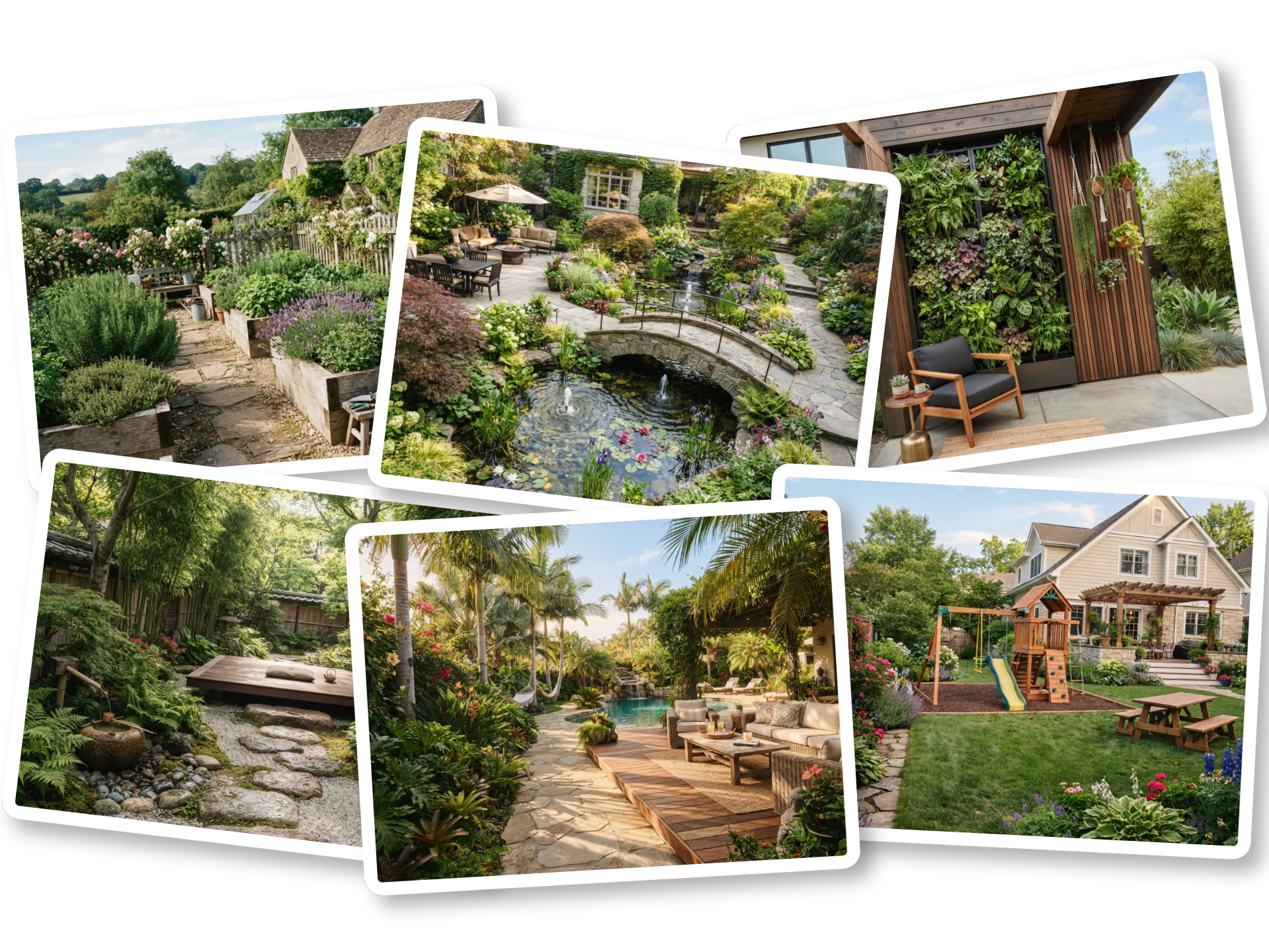 Various Garden Styles, Fully Customizable