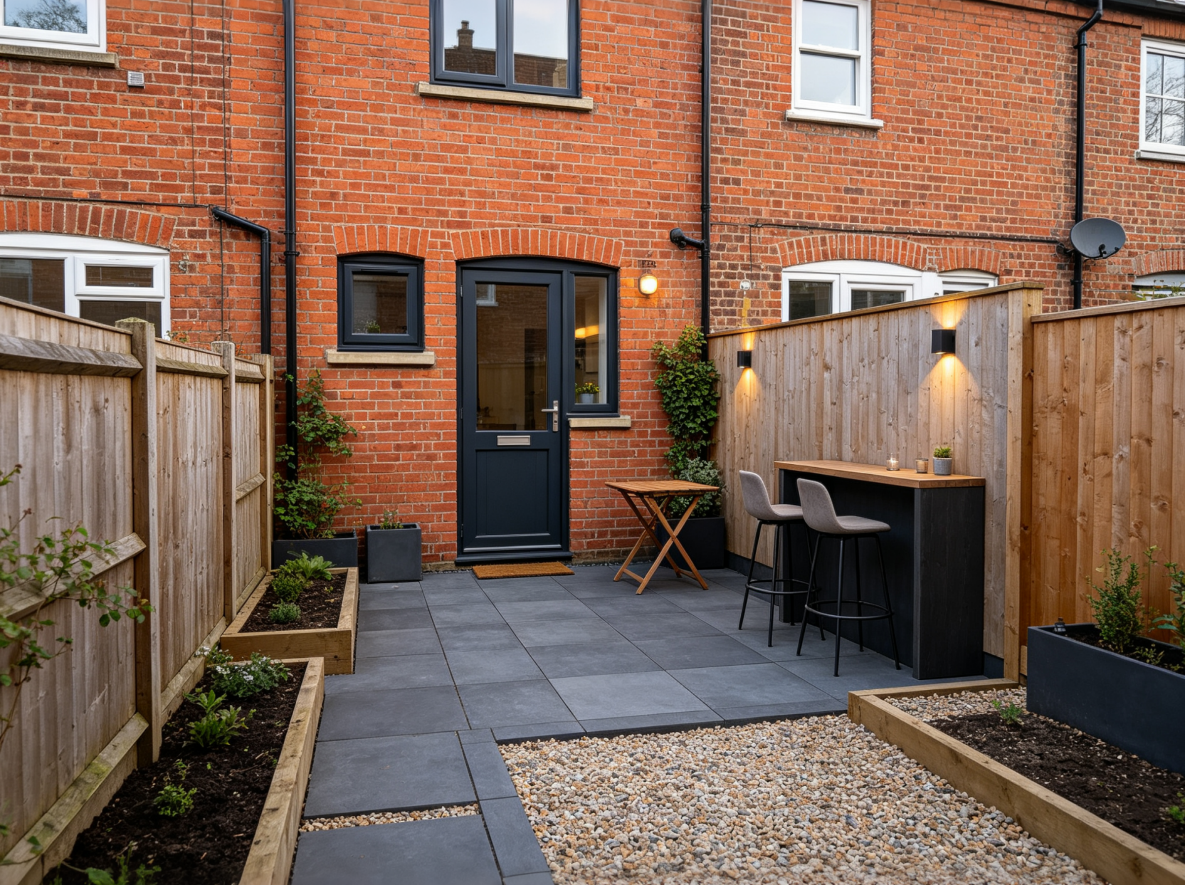 Patio layout designed for everyday outdoor living