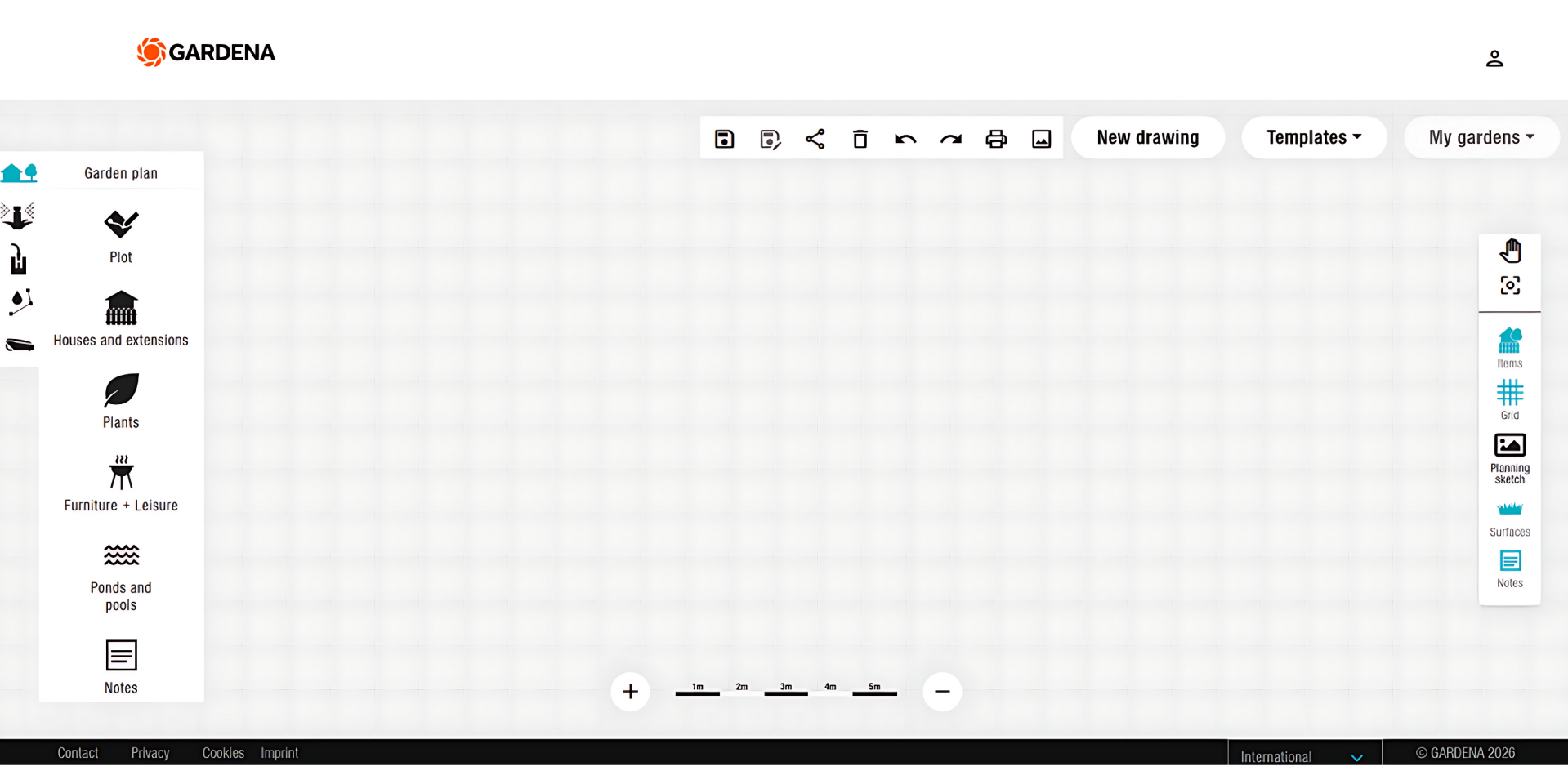 Plan-a-Garden planning tool interface