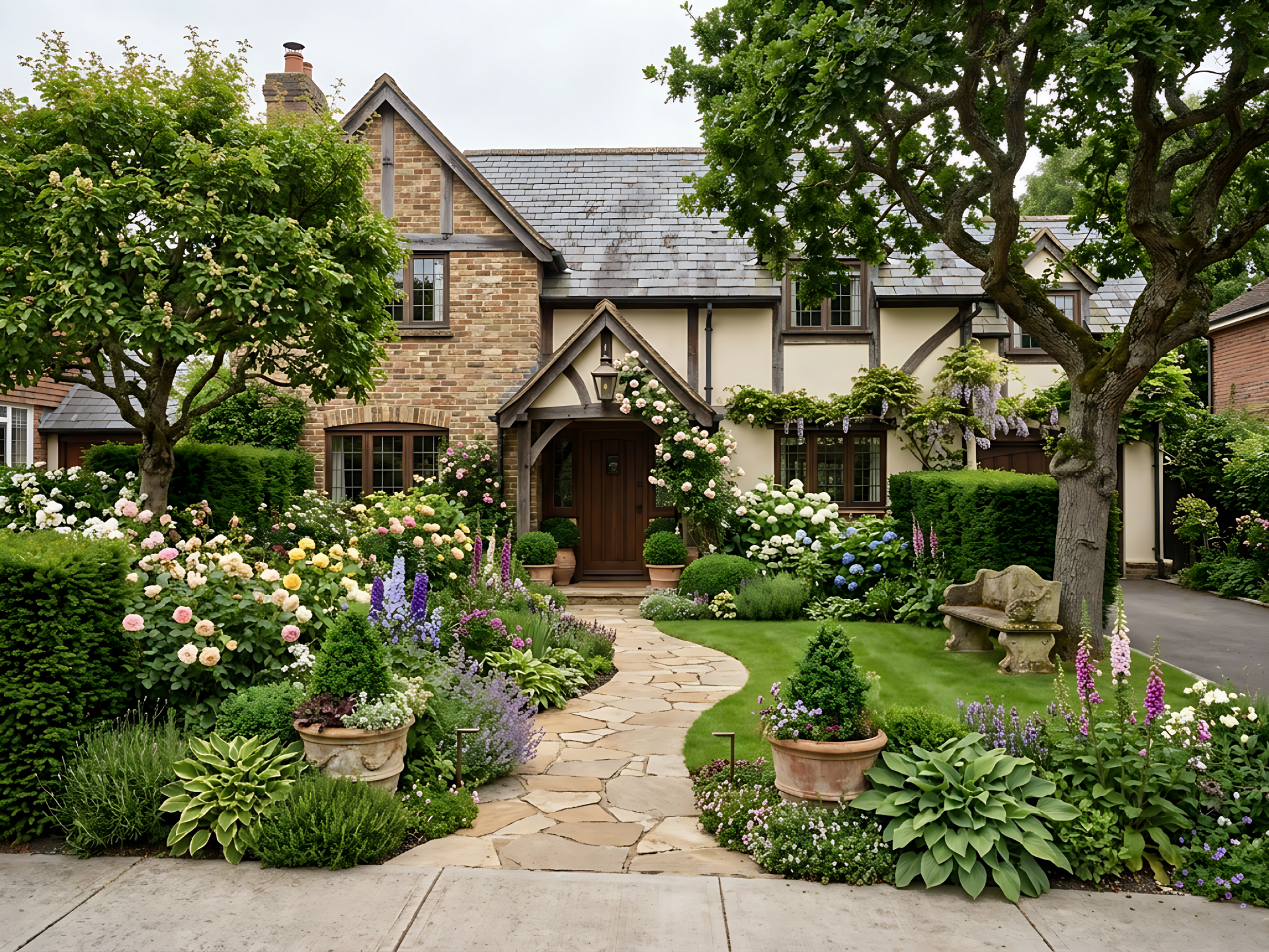 Photorealistic landscape design example featured in this guide