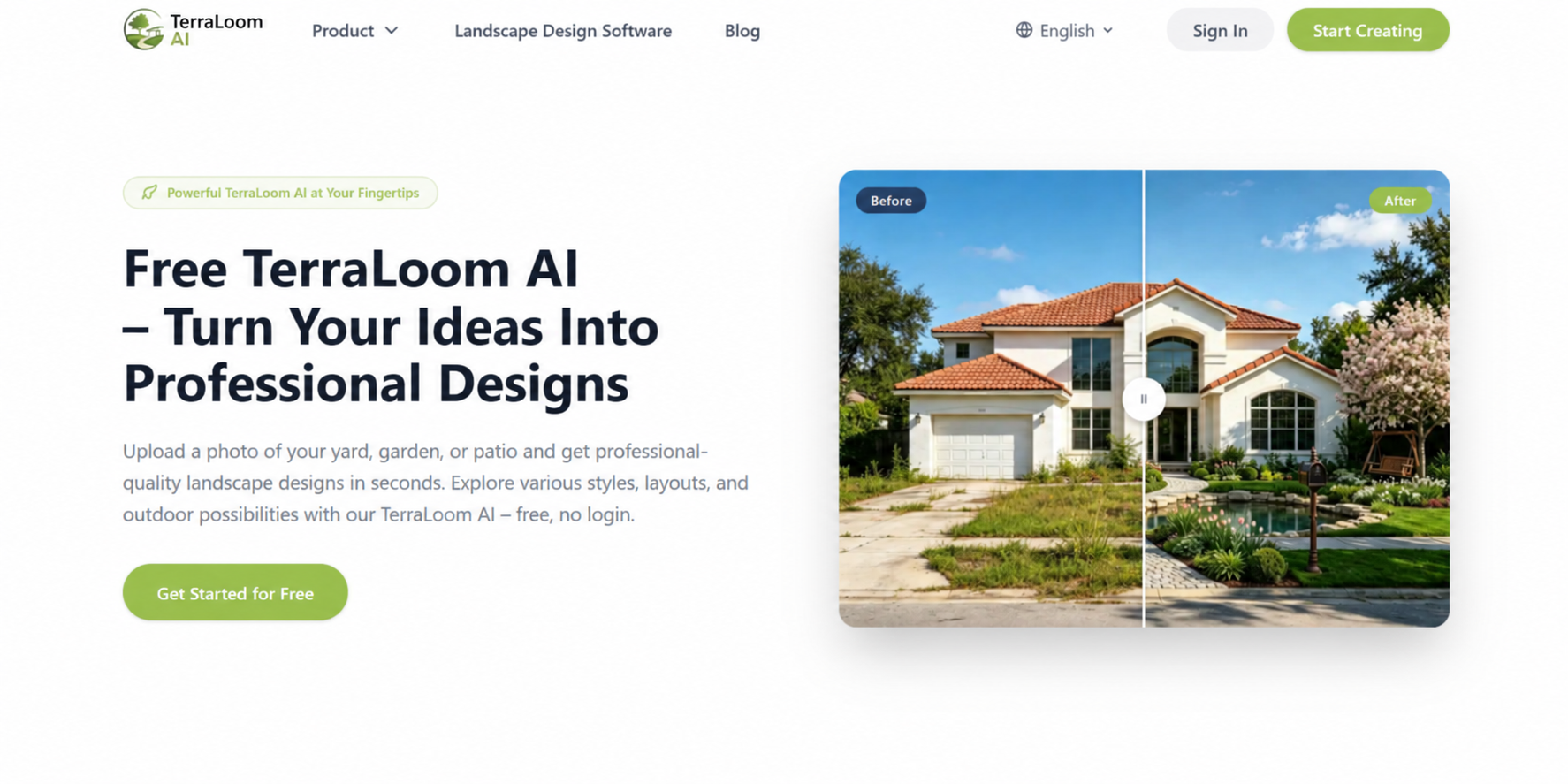 TerraLoom AI best free no-login option